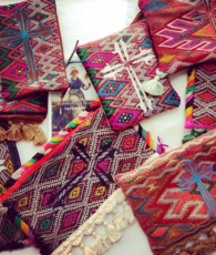 Moroccan clutches , vintage berbère fabrics